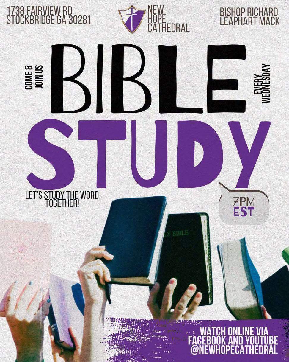 Wednesday Bible Study replay